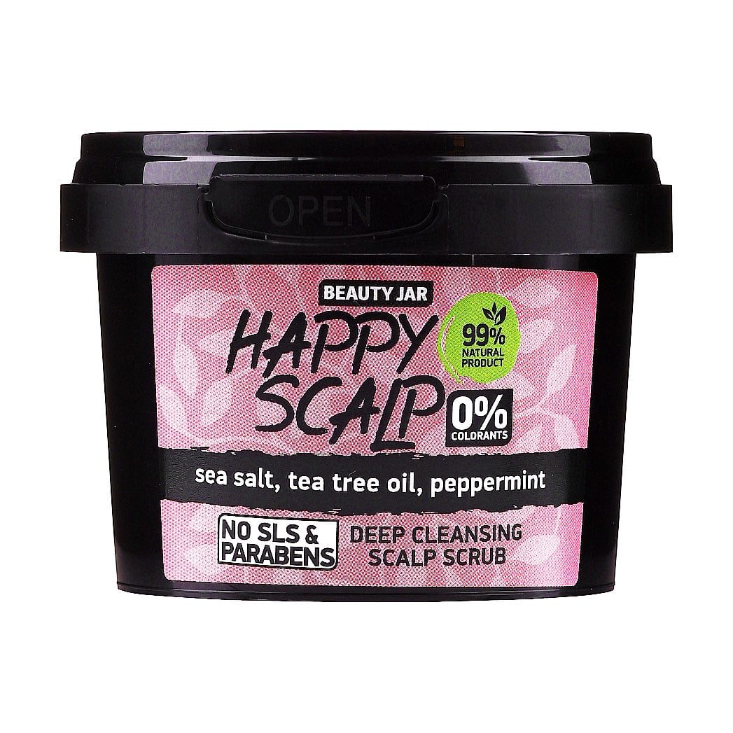 Очищувальний скраб для шкіри голови Beauty Jar Happy Scalp Deep Cleansing Scalp Scrub, 100 г